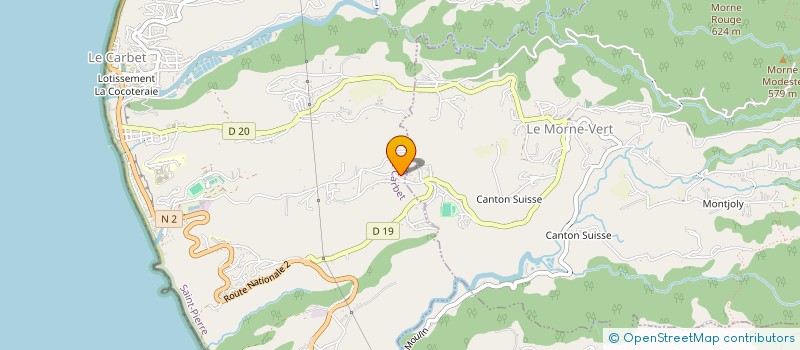 localisation de l'entreprise ORION  LE CARBET