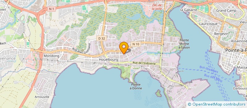 localisation de l'entreprise ORION  BAIE-MAHAULT