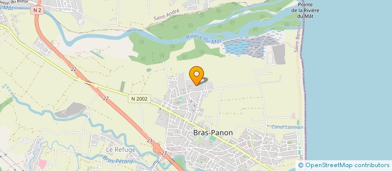 localisation de l'entreprise ORION  BRAS-PANON