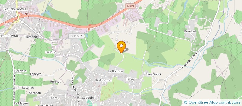 localisation de l'entreprise ORION  POMPIGNAC