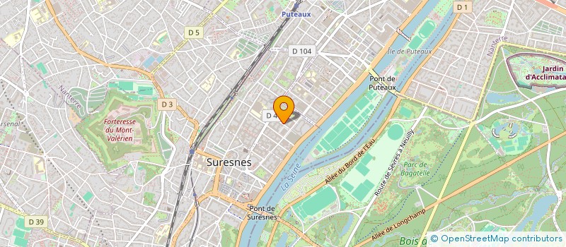 localisation de l'entreprise ORION à NEUILLY-SUR-SEINE