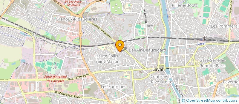 localisation de l'entreprise ORION à LAVAL