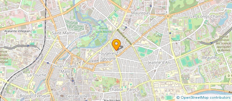 localisation de l'entreprise ORION  RENNES