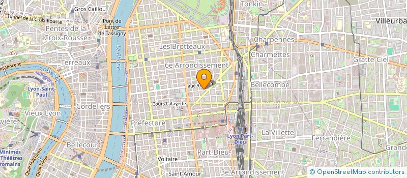 localisation de l'entreprise ORION  LYON