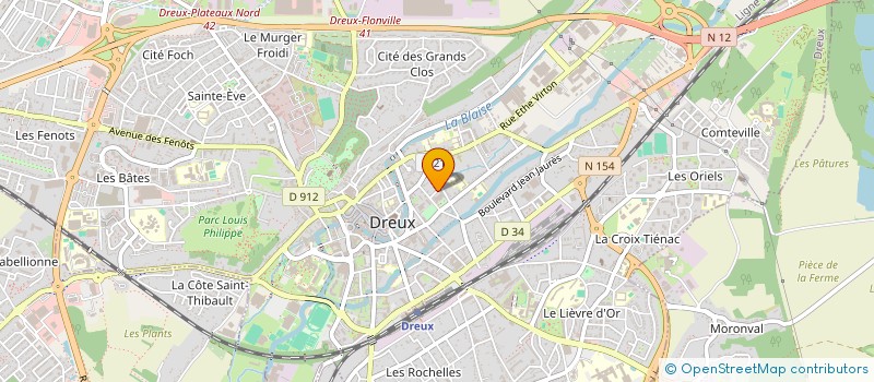 localisation de l'entreprise ORION à DREUX