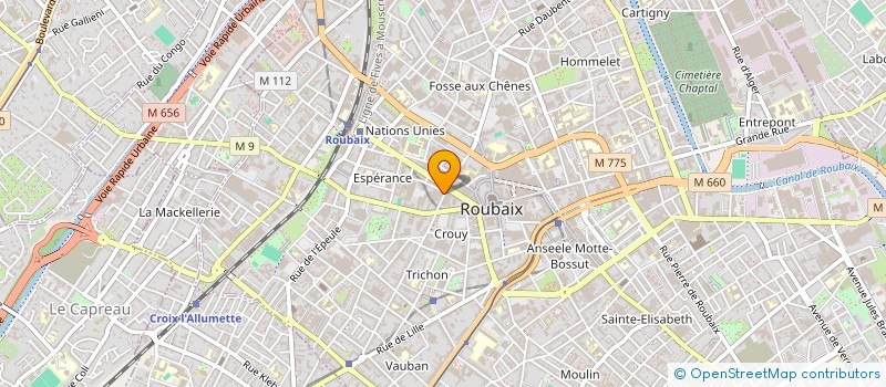 localisation de l'entreprise ORION  MOUVAUX