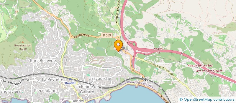 localisation de l'entreprise ORION  BANDOL