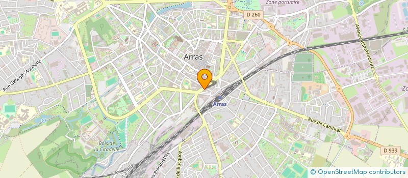 localisation de l'entreprise ORION à ARRAS