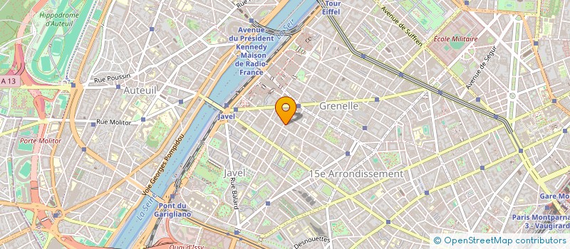 localisation de l'entreprise ORION  PARIS