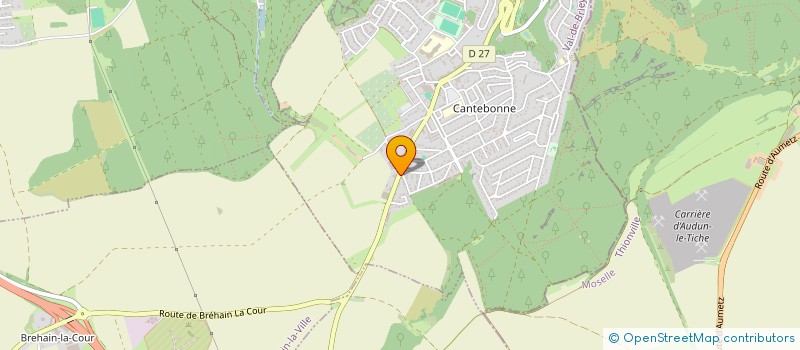 localisation de l'entreprise ORION  VILLERUPT