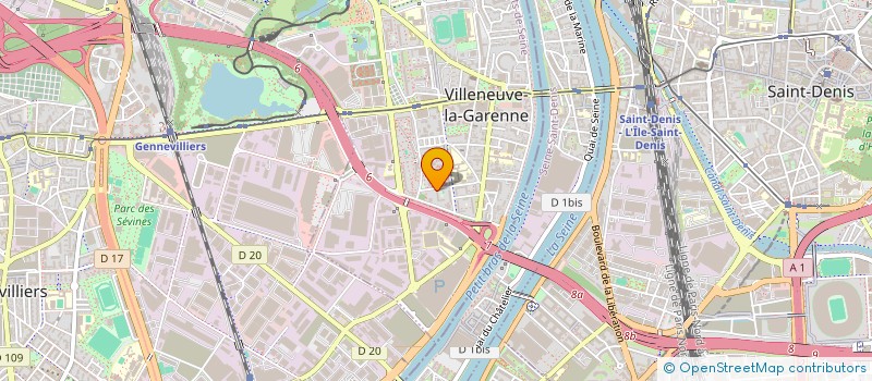 localisation de l'entreprise ORION à VILLENEUVE-LA-GARENNE