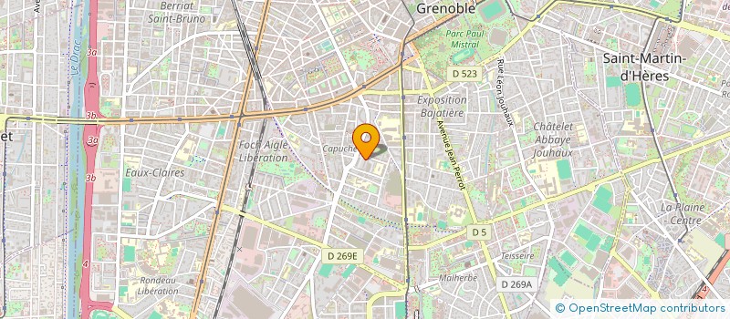 localisation de l'entreprise ORION  GRENOBLE