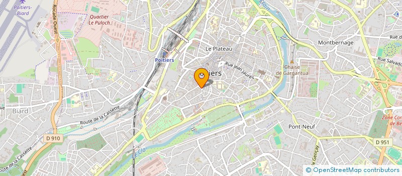 localisation de l'entreprise ORION  POITIERS