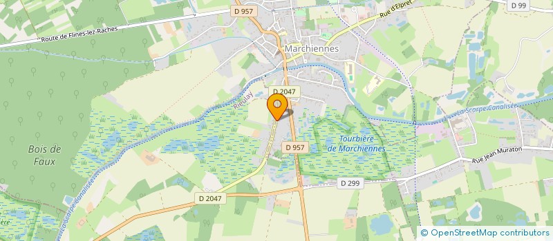 localisation de l'entreprise ORION  MARCHIENNES