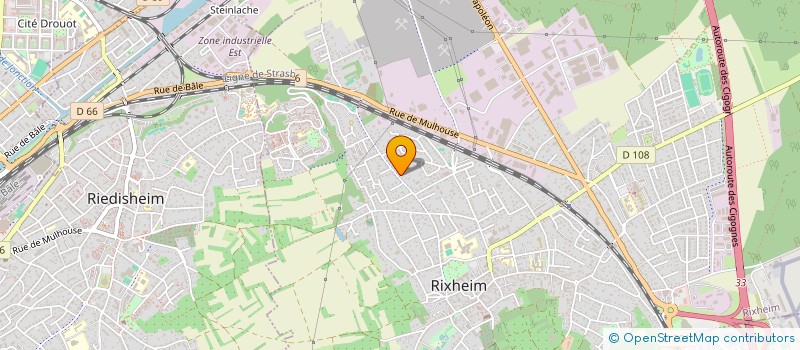 localisation de l'entreprise ORION  RIXHEIM