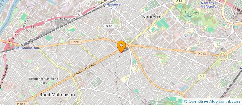 localisation de l'entreprise ORION  NANTERRE