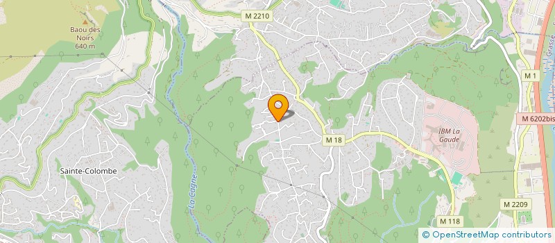 localisation de l'entreprise ORION  LA GAUDE