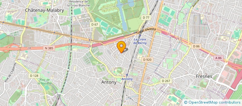 localisation de l'entreprise ORION  ANTONY