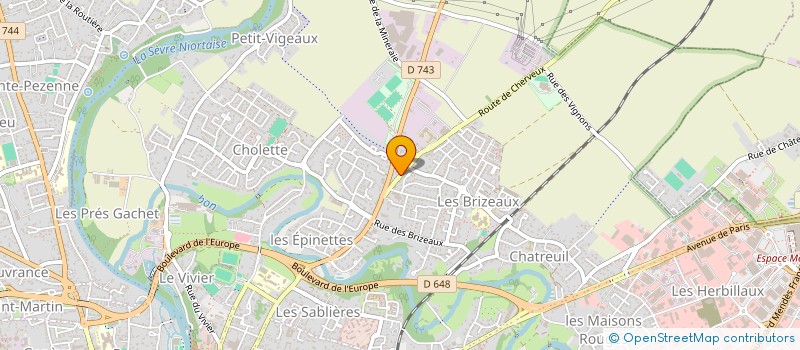 localisation de l'entreprise ORION AND MEEPLE REAL ESTATE  NIORT