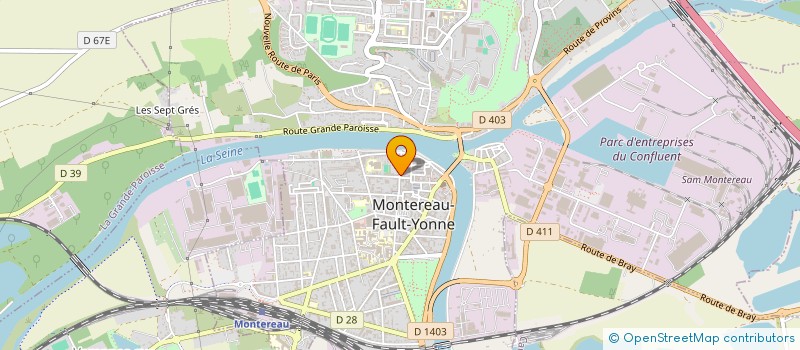 localisation de l'entreprise ORION ATHLETICS  MONTEREAU-FAULT-YONNE