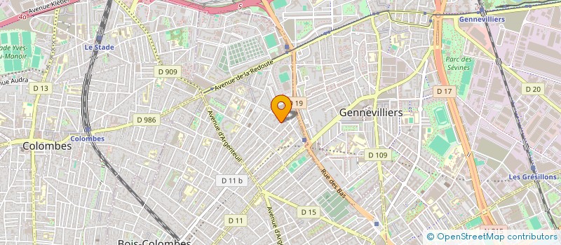localisation de l'entreprise ORION BAT  ASNIERES-SUR-SEINE