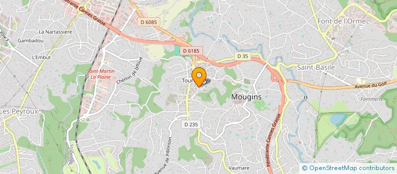 localisation de l'entreprise ORION CAPITAL  MOUGINS