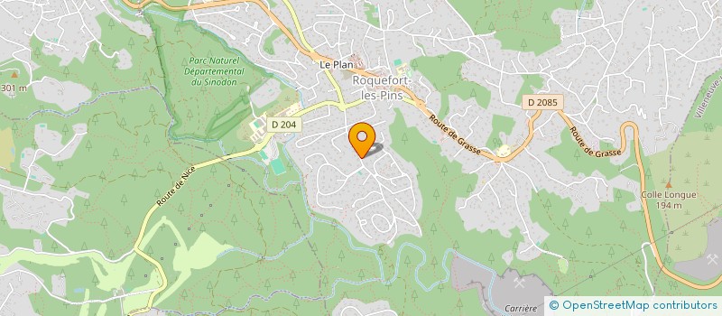 localisation de l'entreprise ORION CAPITAL FRANCE  ROQUEFORT-LES-PINS