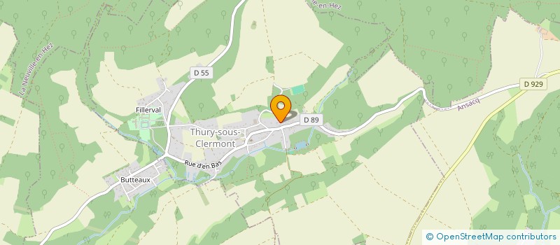 localisation de l'entreprise ORION CAPITAL GROUPE  THURY-SOUS-CLERMONT