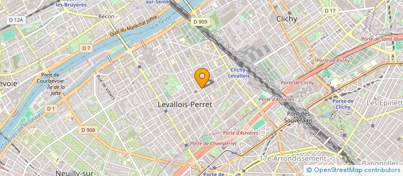 localisation de l'entreprise ORION CAPITAL HOLDING à LEVALLOIS-PERRET