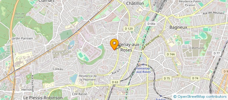 localisation de l'entreprise ORION CONSULTING à FONTENAY-AUX-ROSES