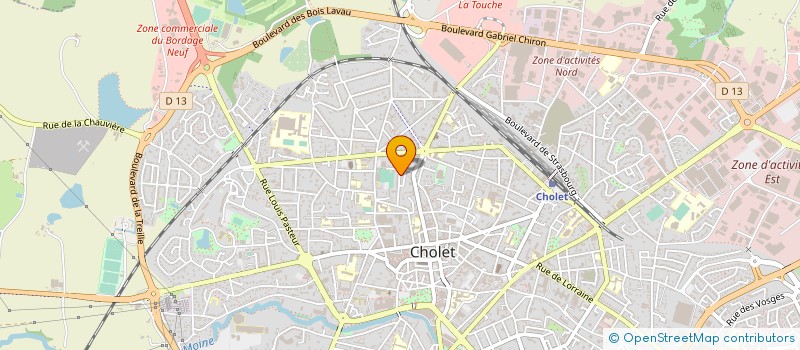 localisation de l'entreprise ORION DES LANDES à CHOLET