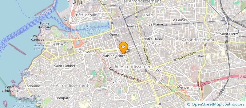 localisation de l'entreprise ORION DIGITAL à MARSEILLE