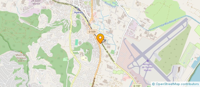 localisation de l'entreprise ORION DIGITAL SPORTS à HYERES