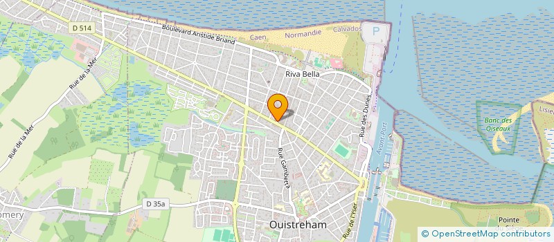 localisation de l'entreprise ORION DIS  OUISTREHAM