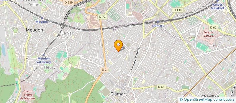 localisation de l'entreprise ORION DROITS AUDIOVISUELS à CLAMART