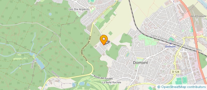 localisation de l'entreprise ORION ENVIRONNEMENT à DOMONT