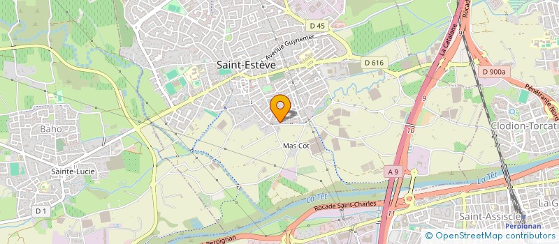 localisation de l'entreprise ORION FINANCE  SAINT-ESTEVE