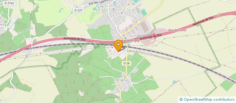 localisation de l'entreprise ORION FINANCIAL  VRIGNY