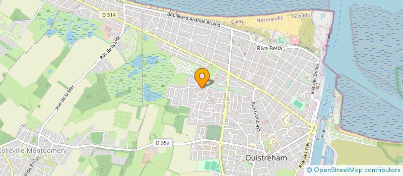 localisation de l'entreprise ORION FUNDS  OUISTREHAM