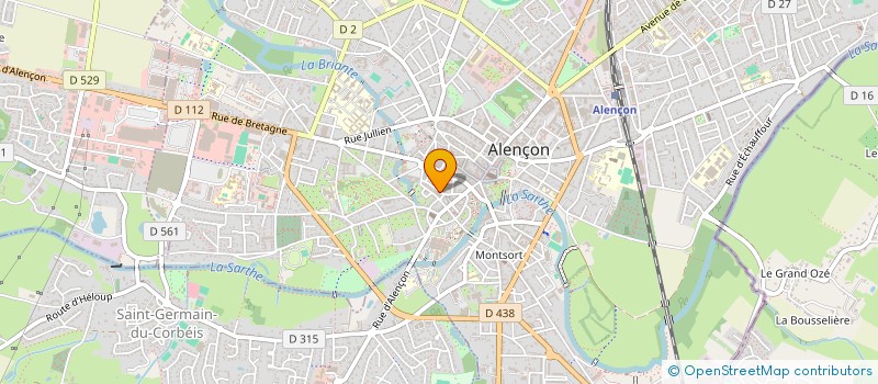 localisation de l'entreprise ORION INGENIERIE à ALENCON