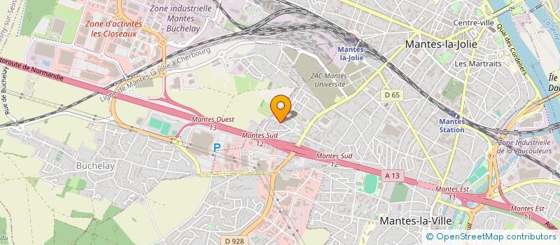 localisation de l'entreprise ORION IT  MANTES-LA-VILLE