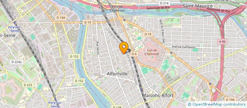 localisation de l'entreprise ORION IT SERVICES à ALFORTVILLE
