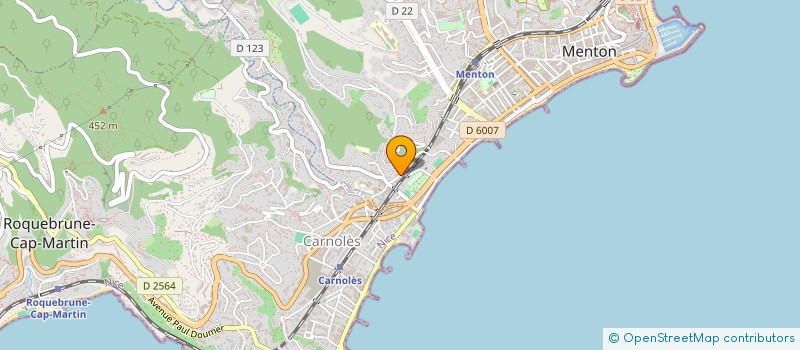 localisation de l'entreprise ORION K I à MENTON