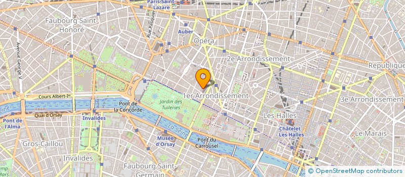 localisation de l'entreprise ORION MARKETING  PARIS