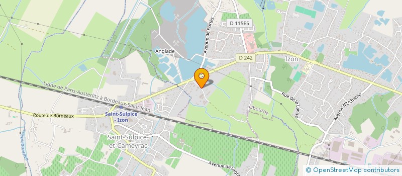 localisation de l'entreprise ORION MOSAIC AQUITAINE  IZON