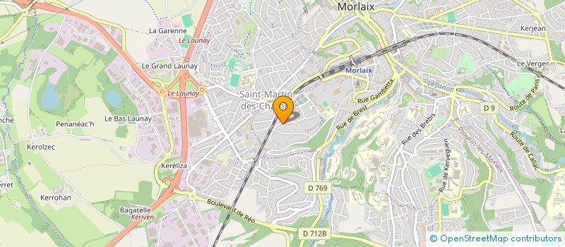 localisation de l'entreprise ORION MOTORS  MORLAIX