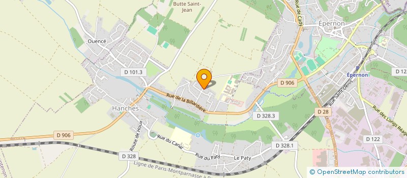 localisation de l'entreprise ORION NOUAT-RICHER à HANCHES
