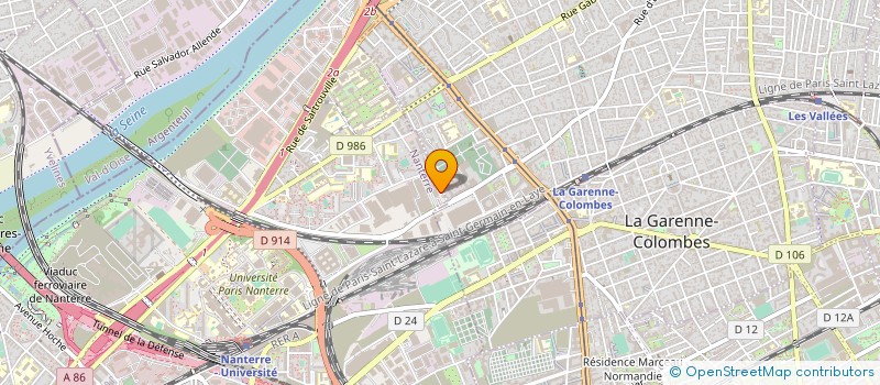 localisation de l'entreprise ORION PARIS SAINT LOUIS à NANTERRE