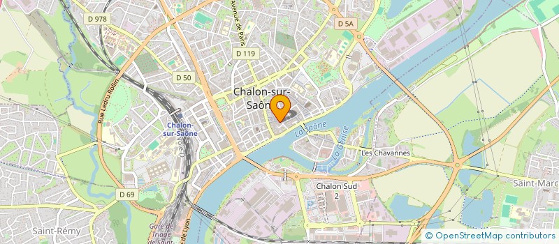 localisation de l'entreprise ORION RENOVATION à CHALON-SUR-SAONE