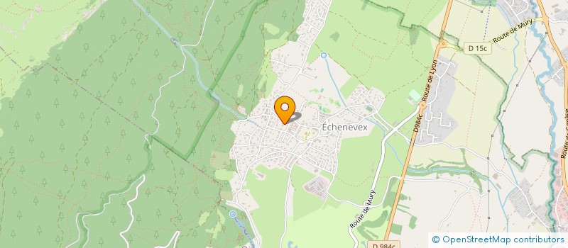 localisation de l'entreprise ORION SAUGIS  ECHENEVEX